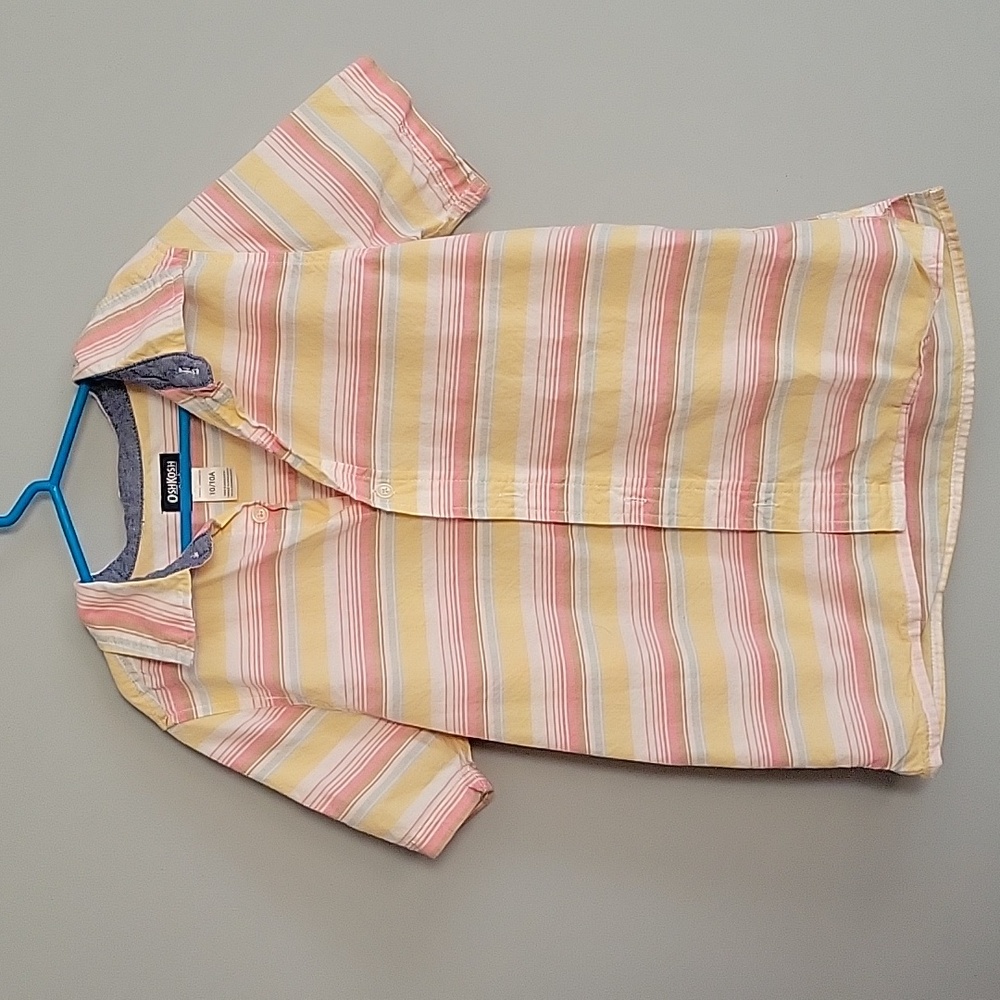 Size 10 boys oshkosh button down shirt
